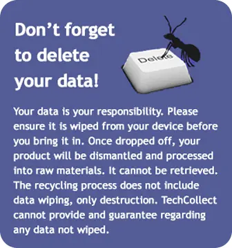 dont forget delete your data