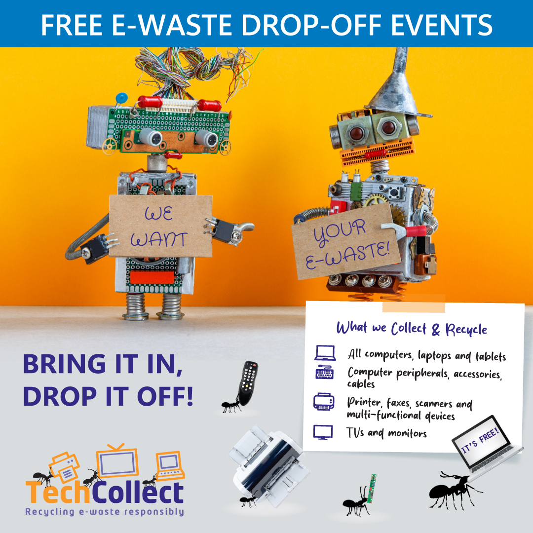 techcollect e-waste event poster